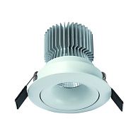 Светильник встраиваемый 8*7 см, вр 7 см, *LED*7W, 3000K, Mantra Formentera MANC0075, матовый белый