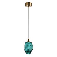 Подвесной светильник 9*5*250- см, 1*LED*4W, 3000K, Odeon Light Gemme 7110/4LC, цветной
