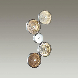 Светодиодный светильник 58 см, 25W, 4000K, Odeon Light CARAMELLA 5416/25WL, хром