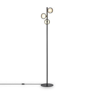 Торшер 160 см, Freya Modern FR5435FL-03B, черный