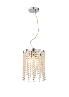 Подвесной светильник Ø200 x H280 (1000), мм, 2*40W (80W), CHROME (Хром) NewRgy NW065-ф200*H280 CHROME