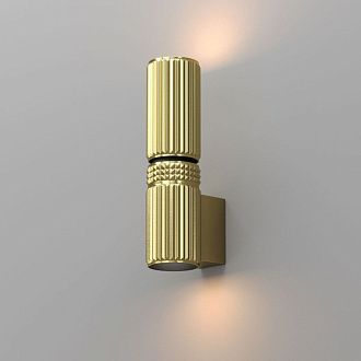 Настенный светильник 22 см, Maytoni Metropolis MOD475WL-02BS, латунь