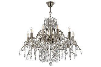Люстра *75*54 см, 10*E14*40W, Dio D`arte Alessandria Nickel Alessandria E 1.1.10.600 N, Матовый никель