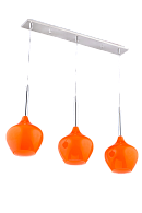 Люстра L580 x W80 x H1150, мм, 3*40W (120W), ORANGE (Оранжевый) Sfera Sveta 5068/3 ORANGE