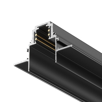 Шинопровод 100 см встраиваемый Maytoni Technical Magnetic track system Gravity TRX010-421B черныйIP 20