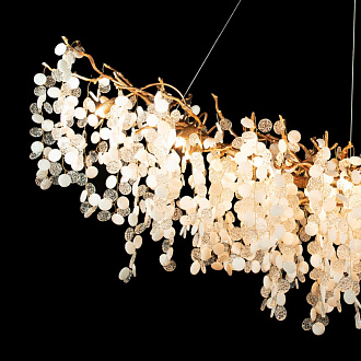 Люстра 150*70 см, 15*G9*W, Loft It 10066/1500 GB Fairytree, Темное золото