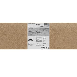 Светильник *50*-15 см, *LED*65W, 3000-7000K, Freya Портал/Portal FR6092CL-L72GB, Черный с Золотом