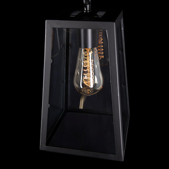 Подвесной светильник 17,5*17,5*31 см, 1*E27*60W, Loft It Modern Filament LOFT1127, Черный