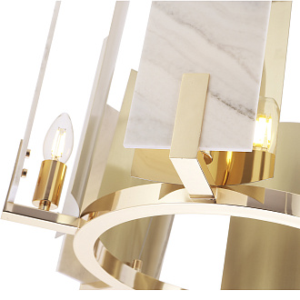 Светильник 55 см, Crystal Lux DELUXE SP6, золото