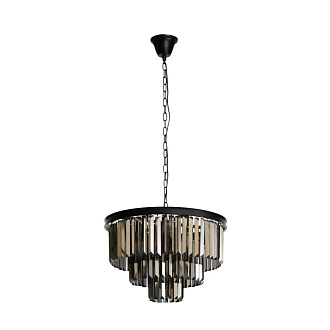 Подвесная люстра Loft IT Prism 10018/500C, диаметр 50 см, черный