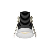 Встраиваемый светильник 3,9*3,9*5,1 см, LED, 7W, 3000К, Maytoni Technical MINI DL059-7W3K-W белый, вр 3,5 см