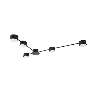 Потолочная люстра 88 см, Arte Lamp TRACY A1527PL-5BK, черный