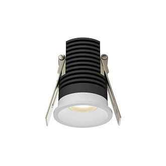 Встраиваемый светильник 3,9*3,9*5,1 см, LED, 7W, 3000К, Maytoni Technical MINI DL059-7W3K-W белый, вр 3,5 см