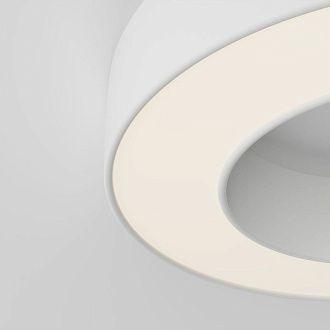 Потолочный светильник 30 см, 24W, 3000K, Maytoni Technical Lua C093CL-24W3K-W, белый