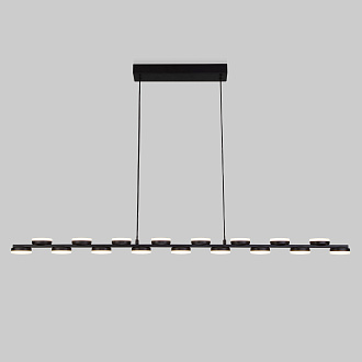 Подвесной светильник 119*6,9*150 см, *LED, 52W, 3000 Eurosvet Tapioca 90332/17, черный