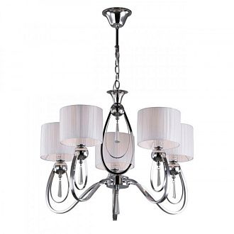 Подвесная люстра 60*90 см, 5*E14, 40W, Omnilux Omnilux 638 OML-63803-05, хром