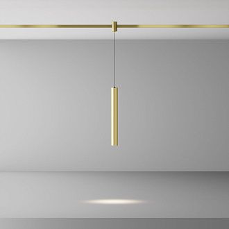 Трековый светильник  TR155-1-5W4K-BS **-30 см, *LED*5W, 4000K, Maytoni technical FLARITY TR155-1-5W4K-BS, Латунь
