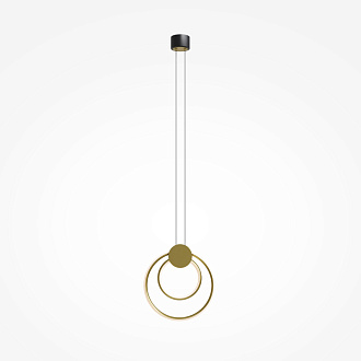 Подвесной светильник 30*8*338 см, LED, 3000К, Maytoni LINK MOD357PL-L14BS3K латунный