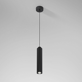 Светильник подвесной светодиодный Trio 52 мм, 12W, 4000K, Elektrostandard 50310 LED, черный 