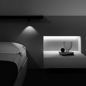 Светильник на шине 5,3*5,3*10,4 см, LED, 7W, 4000К, Maytoni Technical ALFA TR122-2-7W4K-B черный