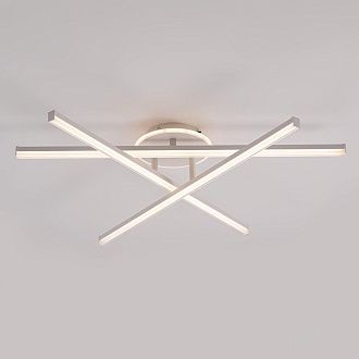 Люстра потолочная с пультом 94*14 см, LED 75W 3000-5500K Citilux Trent CL203630 белый