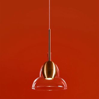 Подвесной светильник *15*49-225 см, 1*LED*6W, 3000K, Freya  FR5637PL-L6TR, Латунь