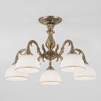 Классическая люстра 61 см Eurosvet Caldera 60106/5 античная бронза