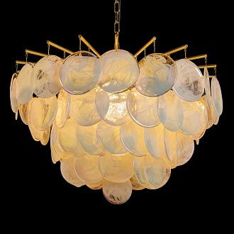 Подвесная люстра 80 см, LOFT IT Lolly 10492/800 Pearl, золото