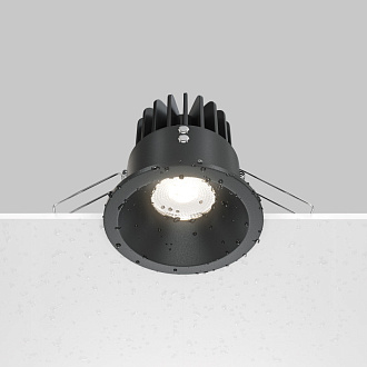 Светильник 9 см, 12W, 4000K, Technical DL034-L12W4K-B, черный, вр 7,5 см