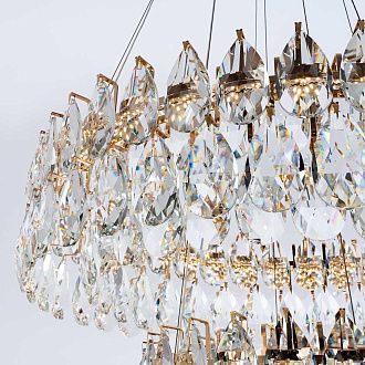 Подвесная люстра 80*80/150 см, LED 96W 3000-5500K MODELUX premium ML.6900.800P GD золото