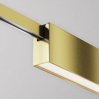Трековый светильник Basis Flarity 4000K 12Вт 120°, 23,2*2,4-4,85 см, LED*12W, Maytoni TR151-1-12W4K-BS, Латунь