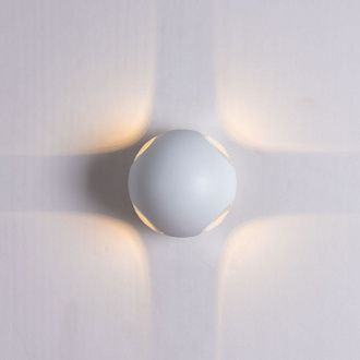 Бра 11*9*11 см, 1W, 3000K, Arte Lamp Conrad A1544AL-4WH белый