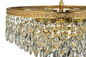 Люстра потолочная *38*32 см, 5*E27*60W, Arti Lampadari Castellana Gold Castellana E 1.3.38.601 G, Золото