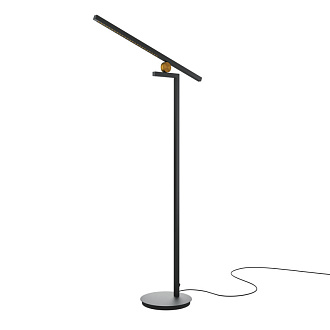 Торшер 80*30*189 см, LED, 3000К, Maytoni Emphaty MOD363FL-L14B3K черный