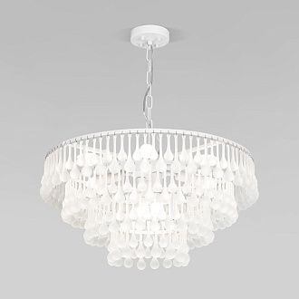 Подвесной светильник 60*60*33-76 см, 8*E14*60W, Bogate's Gutta 476/8, белый, a068863