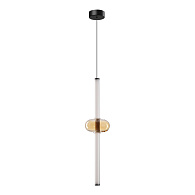 Светильник подвесной 16*60 см, 1 LED*12W, 3500 К, Arte Lamp Rigla A6838SP-12AM, Черный