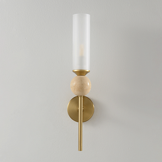 Бра *6*38,5- см, 1*E14*60W, Crystal Lux Simply SIMPLY AP1.1 BRASS, Латунь