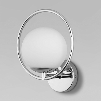 Настенный светильник с плафоном Eurosvet Ringo 50289 хром