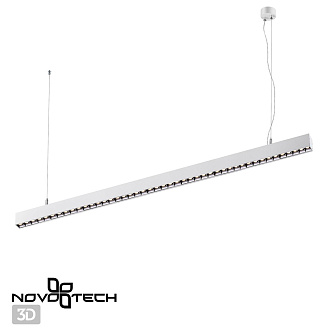 Светодиодный светильник 120 см, 40W, 4000K, Novotech Iter 358873, белый