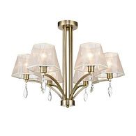 Потолочная люстра  63*49 см, 6*E14 античная бронза Vele Luce Sinfonia VL4184L06