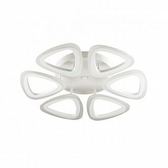 Люстра потолочная LED  Lumion Mieko 4524/84C, 84W LED, 3000/4500/6000K, диаметр 53 см, белый