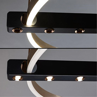 Светильник 65 см, 65W, 3000-6000K, Arte Lamp VERITATE A2221SP-1BR, черный-коричневый