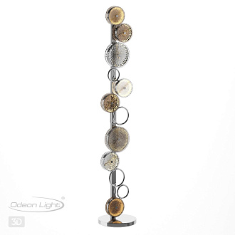 Светодиодный светильник 170 см, 68W, 4000K, Odeon Light CARAMELLA 5416/68FL, хром