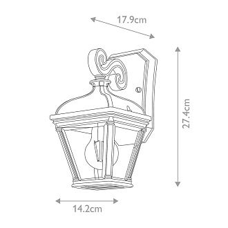 Настенный фонарь Elstead Lighting, Арт. BAYVIEW-2S-BK