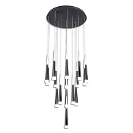 Люстра 66*300 см LED*112 W, 3000 К Citilux Вегас Черный CL227161