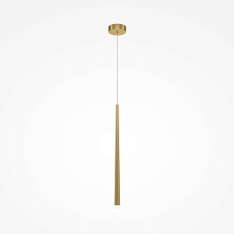 Подвесной светильник 3,5*3,5*368,8 см, LED, 6W, 2600К-3500К, Maytoni cascade MOD132PL-L6BSK латунный