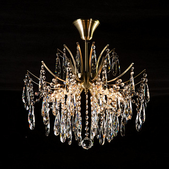 Подвесная люстра Citilux Селена CL302163, диаметр 50 см, бронза