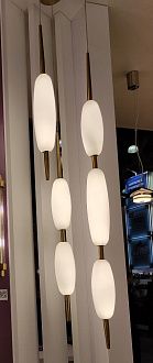 Светильник подвесной Odeon Light Reeds 4794/72L, 72W LED, 4000K, диаметр 40 см, бронза