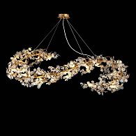 Подвесная люстра CARAMELLY E L180 180*50*30 см, 30*G9*40W, ImperiumLoft caramelly01, Латунь