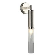 Бра 10*10*43 см, 1*E14, 40W, Aployt KASIA APL.327.21.01, никель